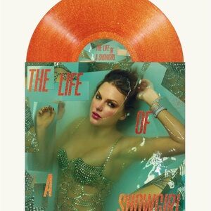 Orange Vinyl Record - The Life of a Showgirl